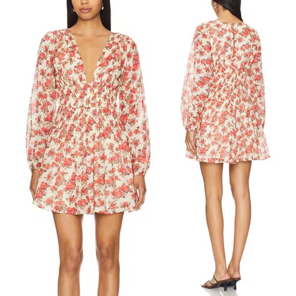 FREE PEOPLE Women’s Keep You Mini Dress-Classic Combo-Size X-Small - Picture 15 of 16